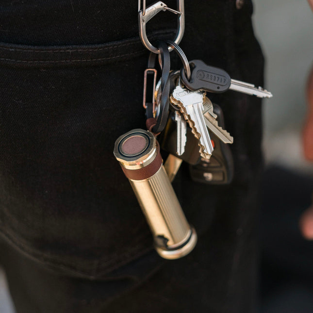 Barebones Mini Flashlight Brass LIV-155 zaklamp