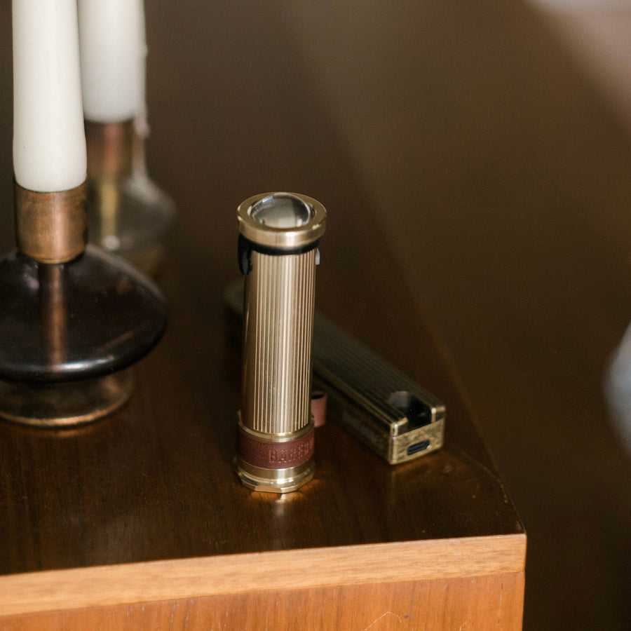 Barebones Mini Flashlight Brass LIV-155 zaklamp - Firesite