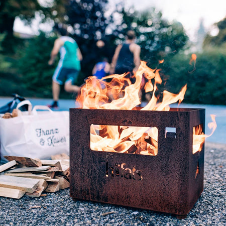 Höfats BEER BOX Vuurkorf cortenstaal - Firesite