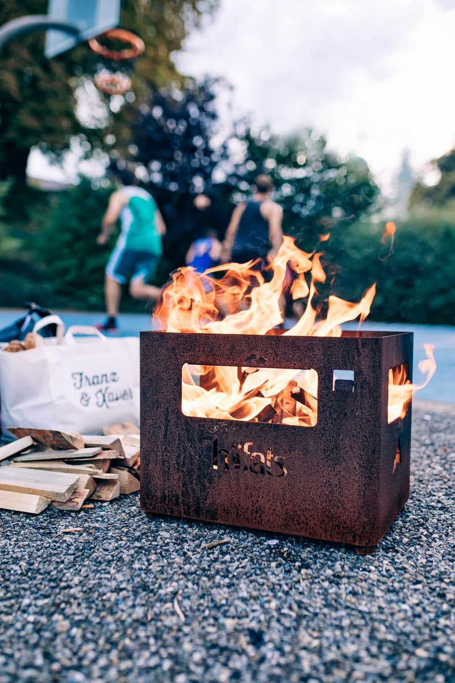 Höfats BEER BOX Vuurkorf cortenstaal - Firesite