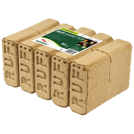 BeterWarm BeterWarm RUF Hard Top Houtbriketten pak van 10 stuks 10 kg 