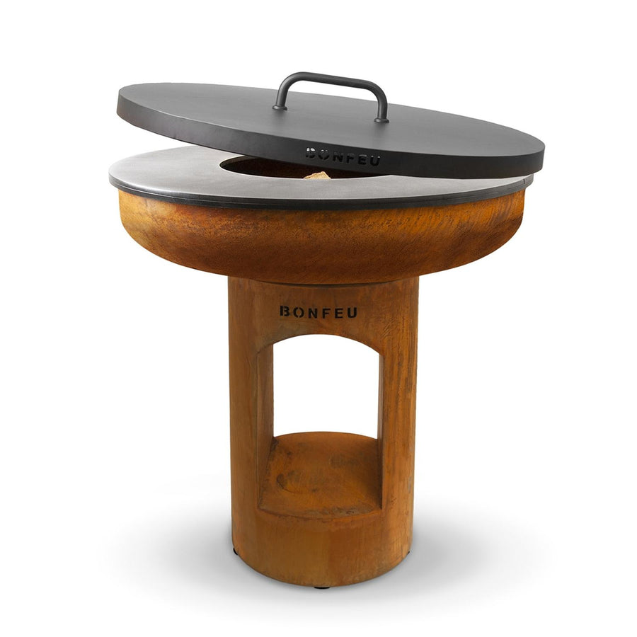 BonFeu BonBiza XL Vuurschaal Barbecue Buitenkeuken Corten Open 7