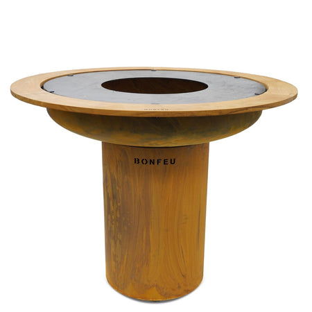 BonFeu BonBiza XL Corten + BonTeak Guard Ring XL