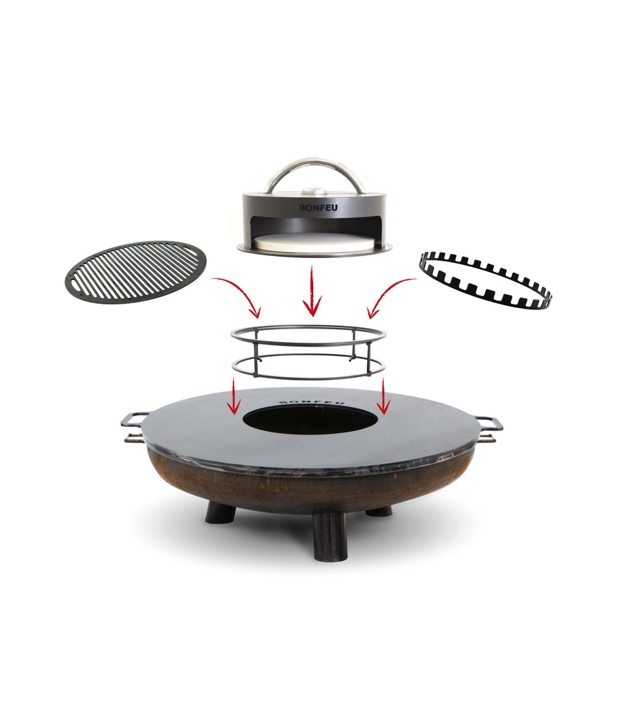 BonFeu BonPlancha Grillplaat  Ø 80 cm - Firesite