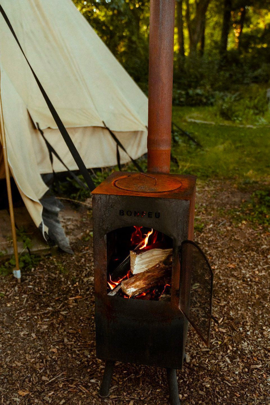 BonFeu Buis voor kachelpijp 44cm Roest - Firesite