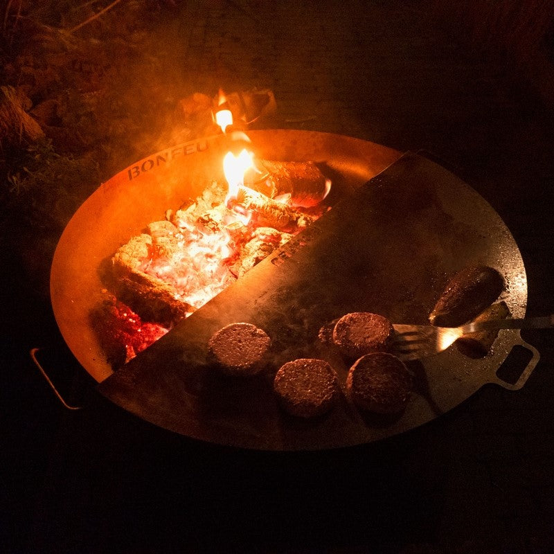 BonFeu BonPlancha halve grillplaat voor vuurschaal Ø 100 cm - Firesite