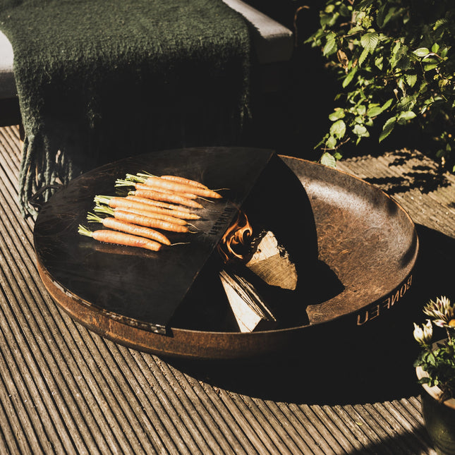 BonFeu BonPlancha halve grillplaat voor vuurschaal Ø 100 cm