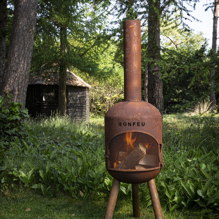 BonFeu Buis voor kachelpijp 44cm Roest - Firesite