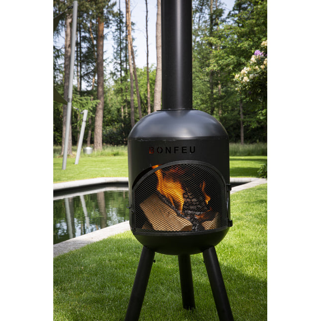 BonFeu BonSolo Buitenhaard Barbecue Zwart