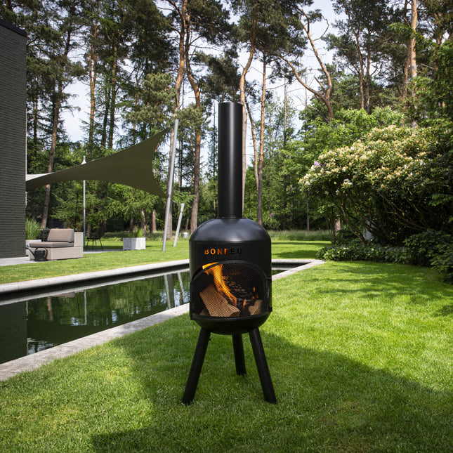 BonFeu BonSolo Buitenhaard Barbecue Zwart