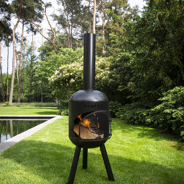 BonFeu BonSolo Buitenhaard Barbecue Zwart