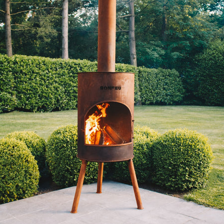 BonFeu Buis voor kachelpijp 44cm Roest - Firesite