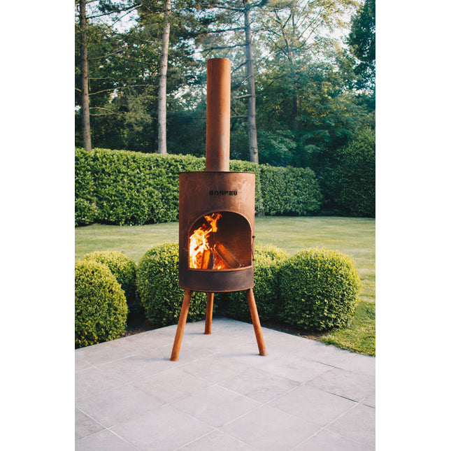 BonFeu BonTon 40 Buitenhaard Roest