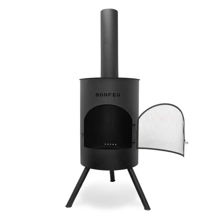 BonFeu BonTon 60 Buitenhaard Zwart