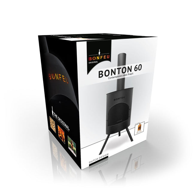 BonFeu BonTon 60 Buitenhaard Zwart