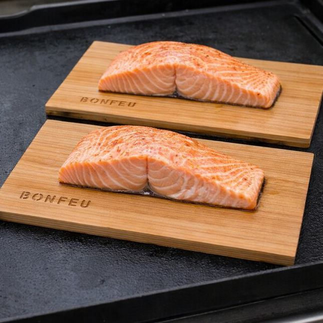 BonFeu Rookplankje Cederhout (set van 2)