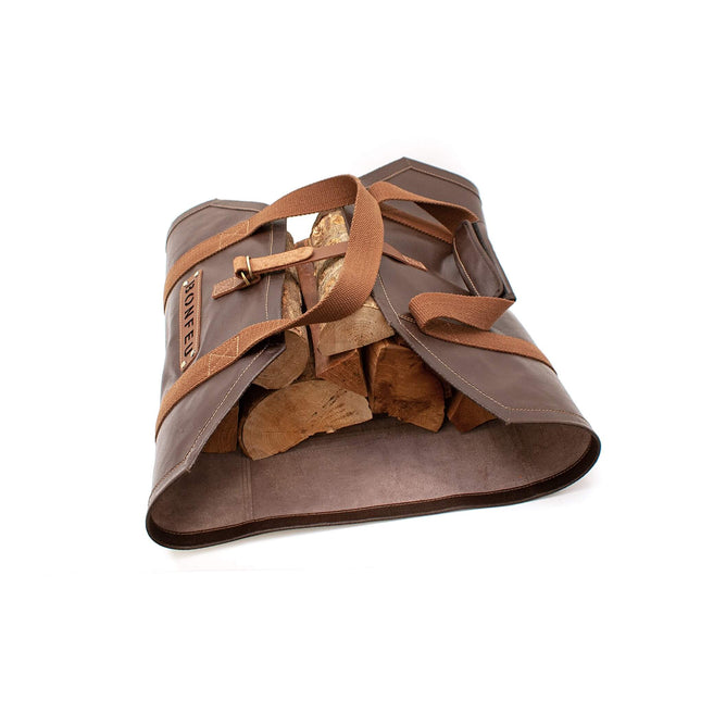 BonFeu Haardhout Tas leer bruin