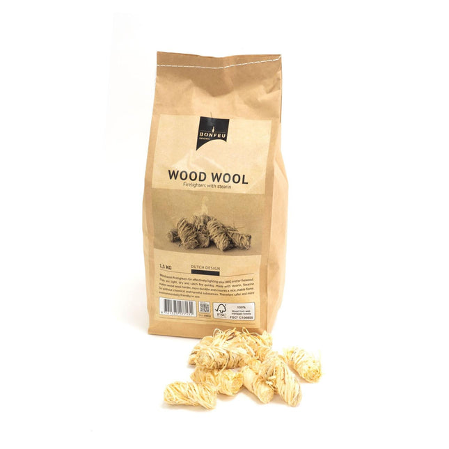 BonFeu Houtwol Aanmaakkrullen 130 stuks