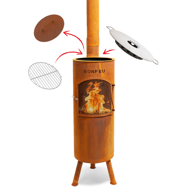 BonFeu BonGiano LP Buitenhaard Barbecue Roest