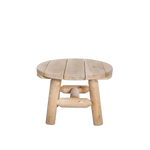 Canadian Outdoor Log Bijzettafel Rond Cederhout 60 cm