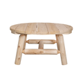 Canadian Outdoor Log Bijzettafel Rond Cederhout 90 cm