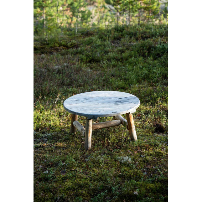 Canadian Outdoor Log Bijzettafel Rond Cederhout 90 cm
