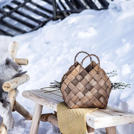 Canadian Outdoor Log Zitbank 120 cm Cederhout