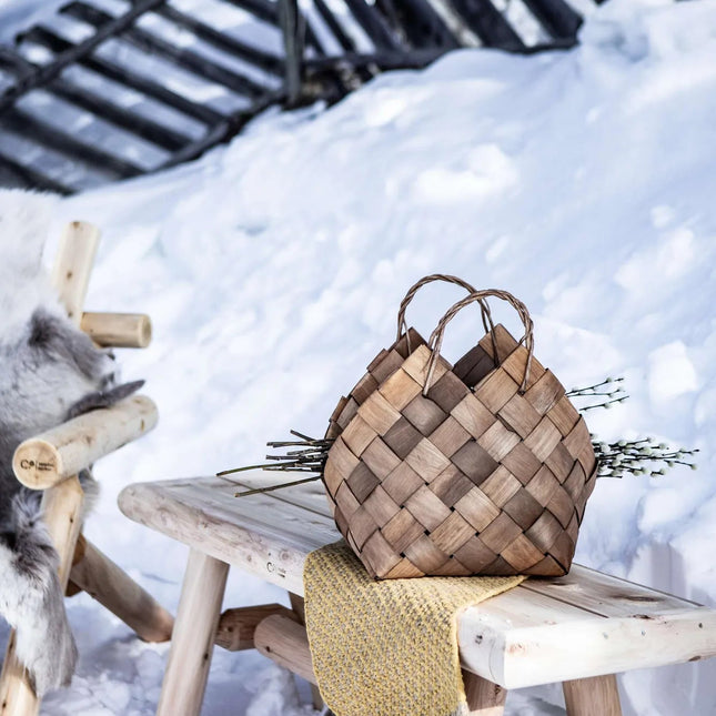 Canadian Outdoor Log Zitbank 120 cm Cederhout