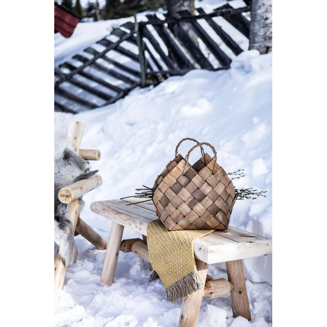 Canadian Outdoor Log Zitbank Cederhout 120 cm