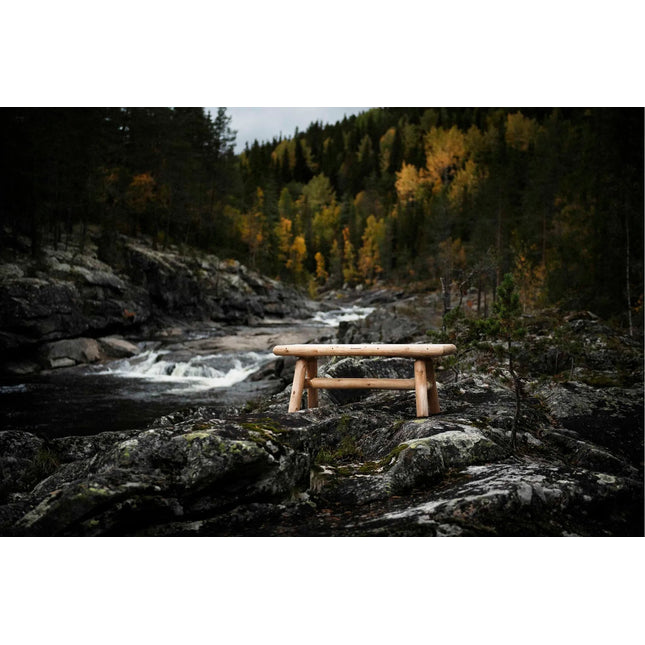 Canadian Outdoor Log Zitbank Cederhout 120 cm