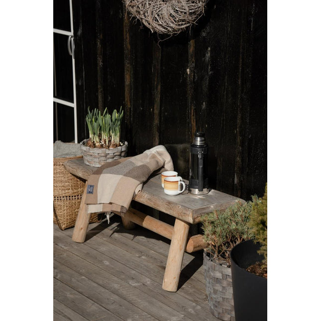 Canadian Outdoor Log Zitbank Cederhout 120 cm