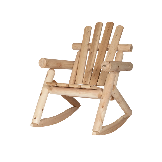 Canadian Outdoor Log Schommelstoel Cederhout