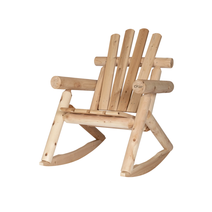 Canadian Outdoor Log Schommelstoel Cederhout