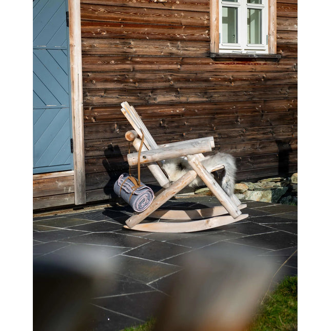 Canadian Outdoor Log Schommelstoel Cederhout