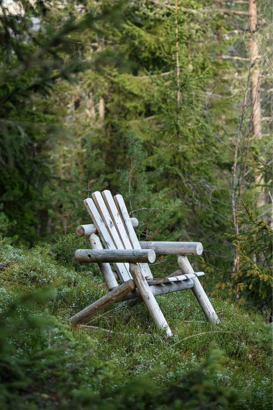 Canadian Outdoor Log Schommelstoel Cederhout 3