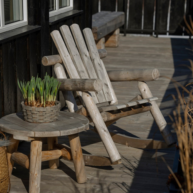 Canadian Outdoor Log Schommelstoel Cederhout