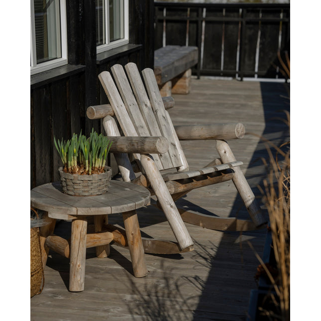 Canadian Outdoor Log Schommelstoel Cederhout