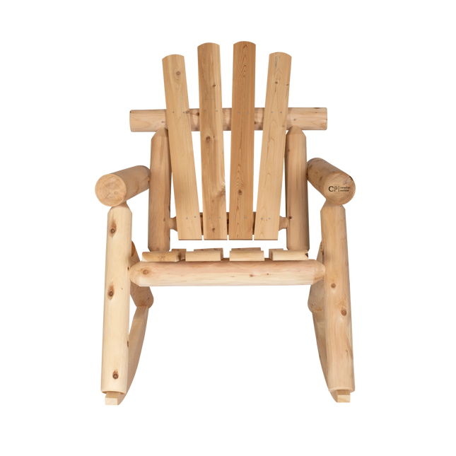 Canadian Outdoor Log Schommelstoel Cederhout