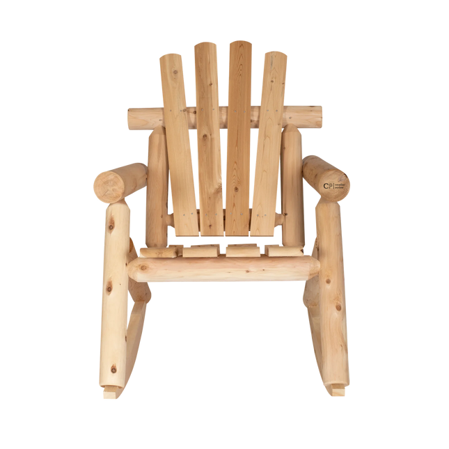 Canadian Outdoor Log Schommelstoel Cederhout