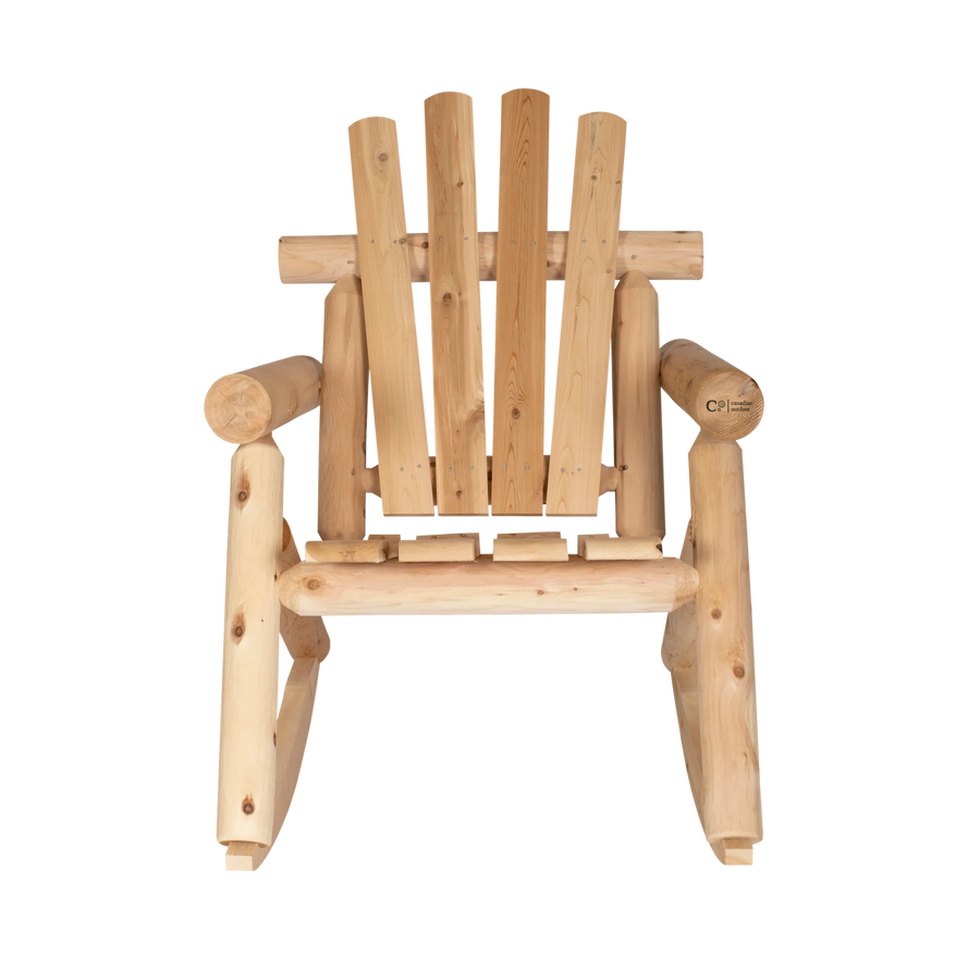 Canadian Outdoor Log Schommelstoel Cederhout 5