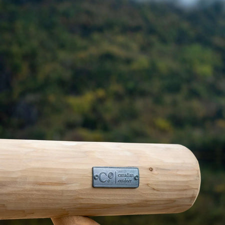 Canadian Outdoor Log Tuinstoel - Firesite