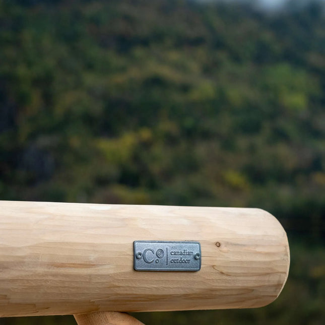 Canadian Outdoor Log Tuinstoel