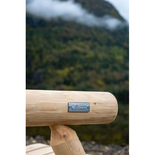 Canadian Outdoor Log Tuinstoel - Firesite
