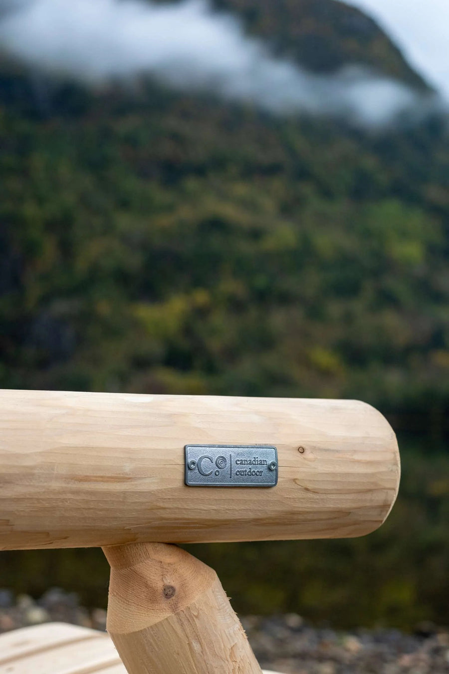 Canadian Outdoor Log Tuinstoel - Firesite