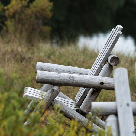 Canadian Outdoor Log Tuinstoel - Firesite