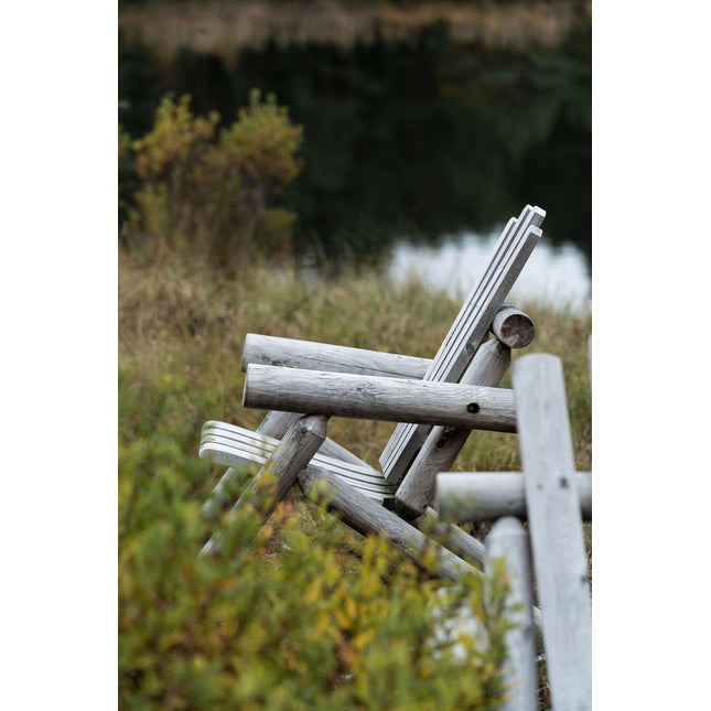 Canadian Outdoor Log Tuinstoel - Firesite
