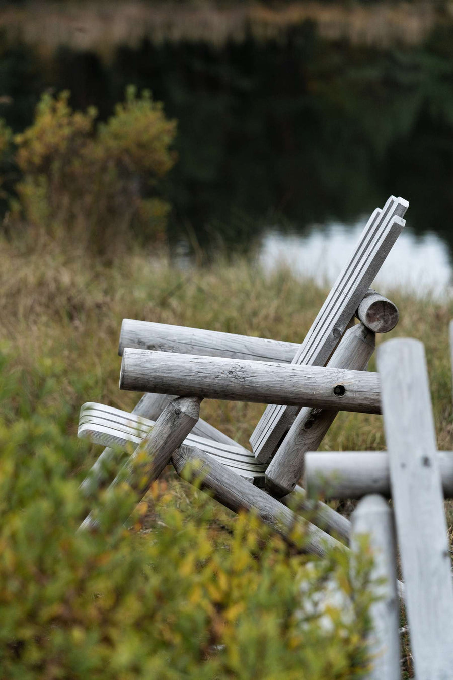 Canadian Outdoor Log Tuinstoel - Firesite