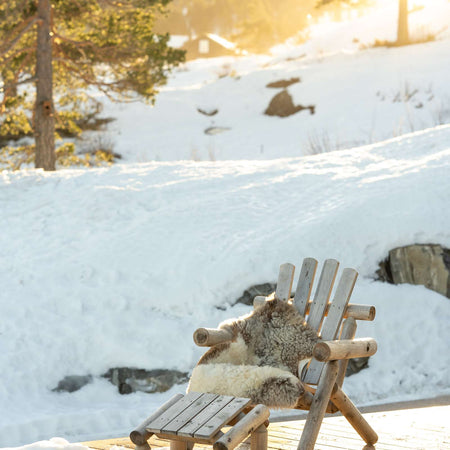 Canadian Outdoor Log Tuinstoel - Firesite