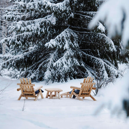 Canadian Outdoor Log Tuinstoel