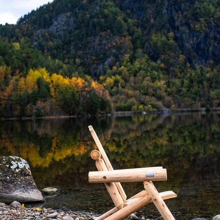 Canadian Outdoor Log Tuinstoel - Firesite